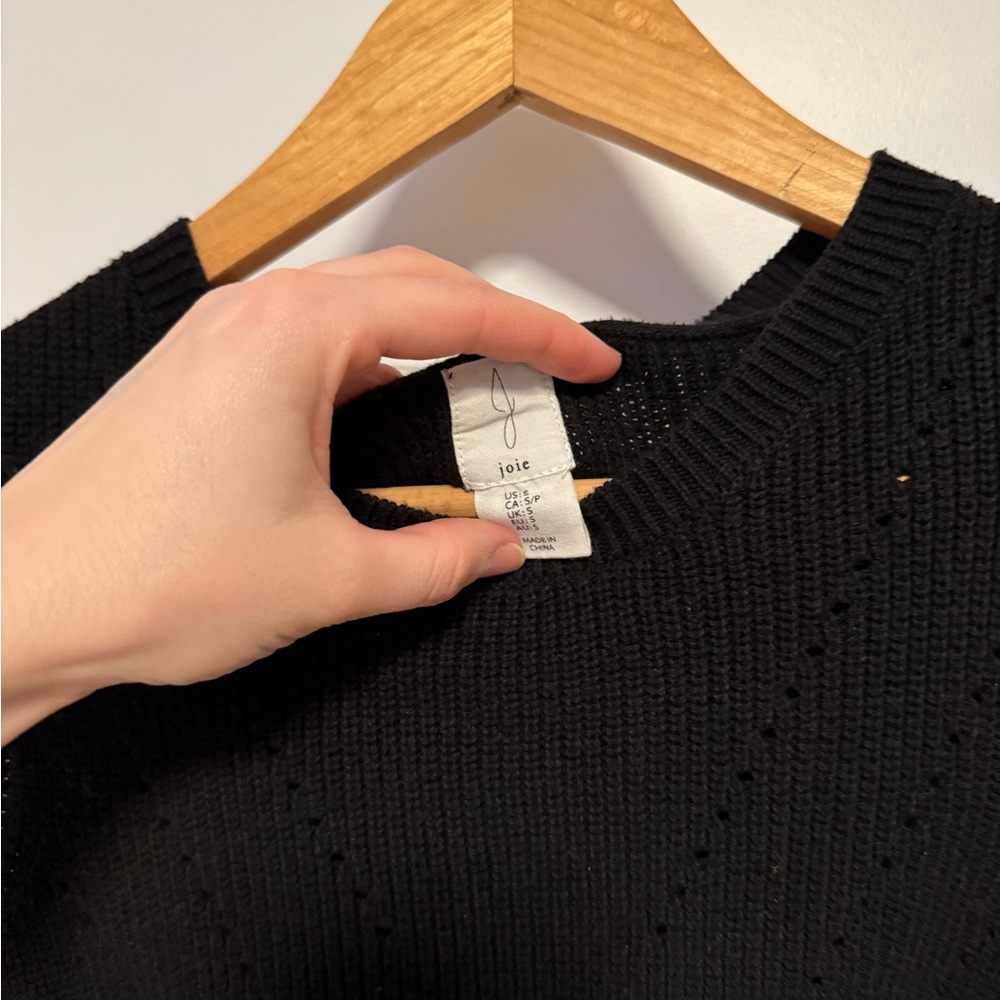 Joie black sleeveless sweater